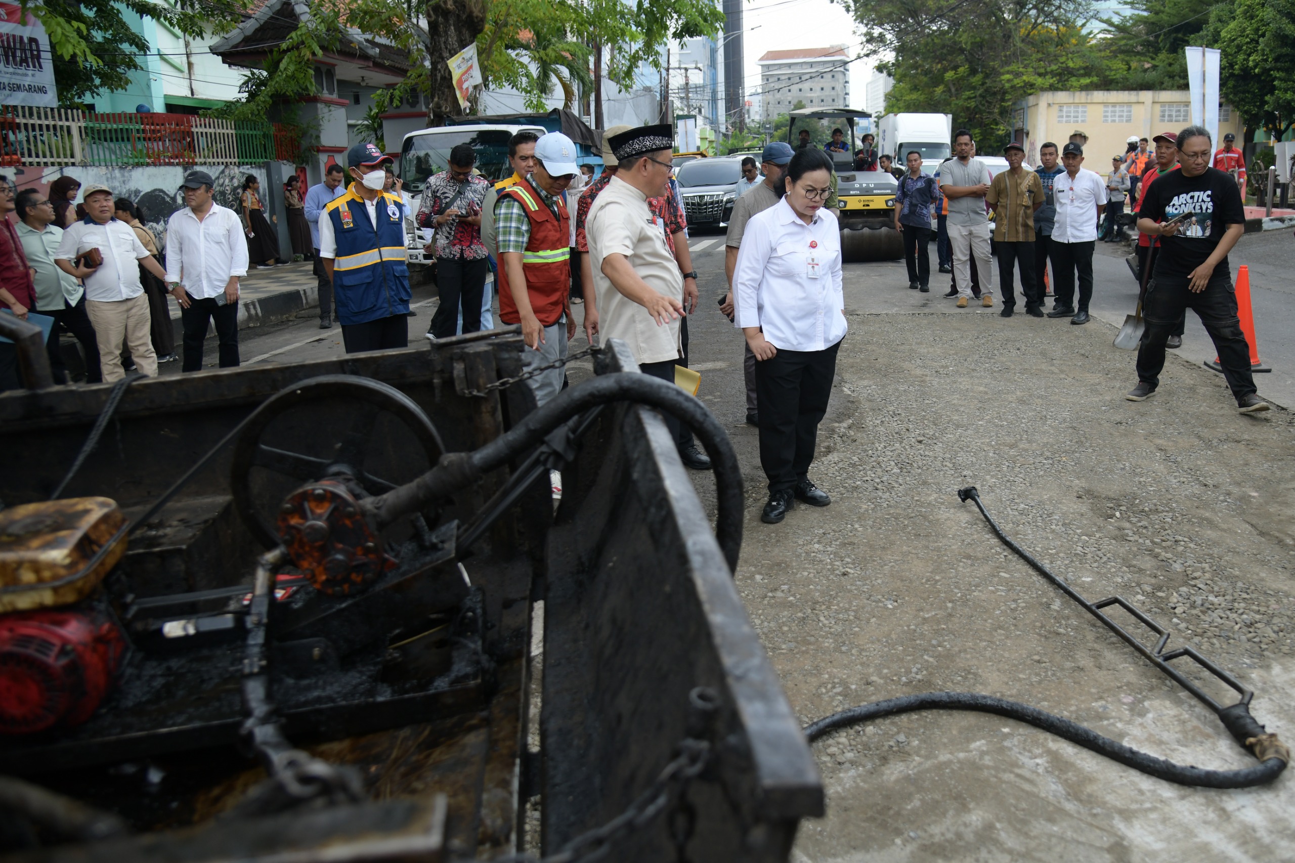 100 Hari Kerja, Agustin-Iswar Berhasil Perbaiki 25,8 km Ruas Jalan di Kota Semarang