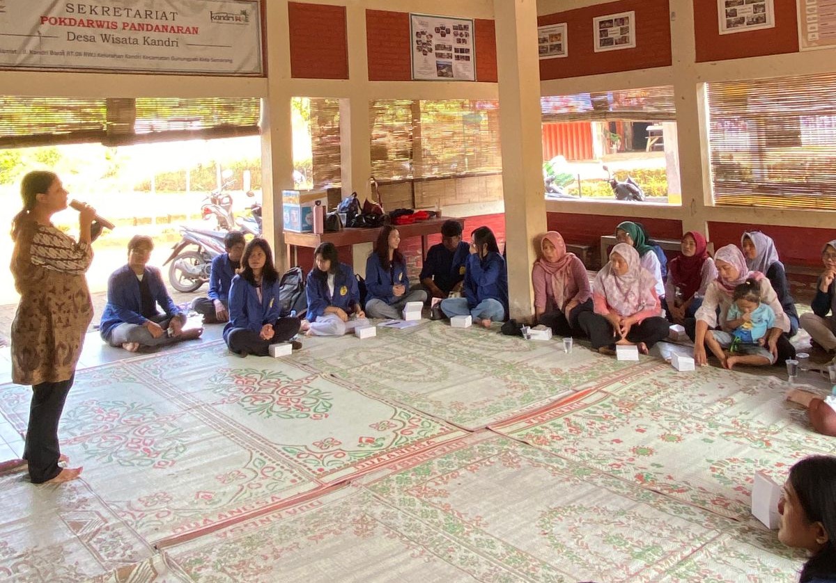 Mahasiswa USM Gelar FGD di Desa Wisata Kandri, Bahas Strategi Konten Instagram dan TikTok