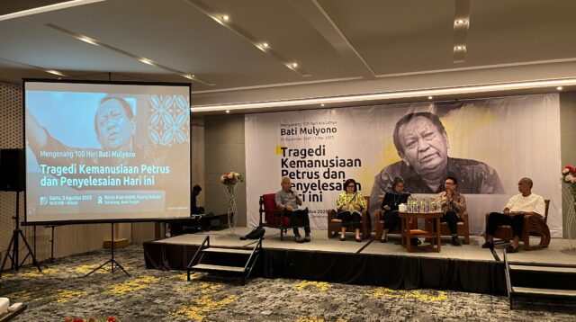 Peluncuran Buku Bati Mulyono: Dari Pelarian ke Pengungkapan Kebenaran Operasi Petrus