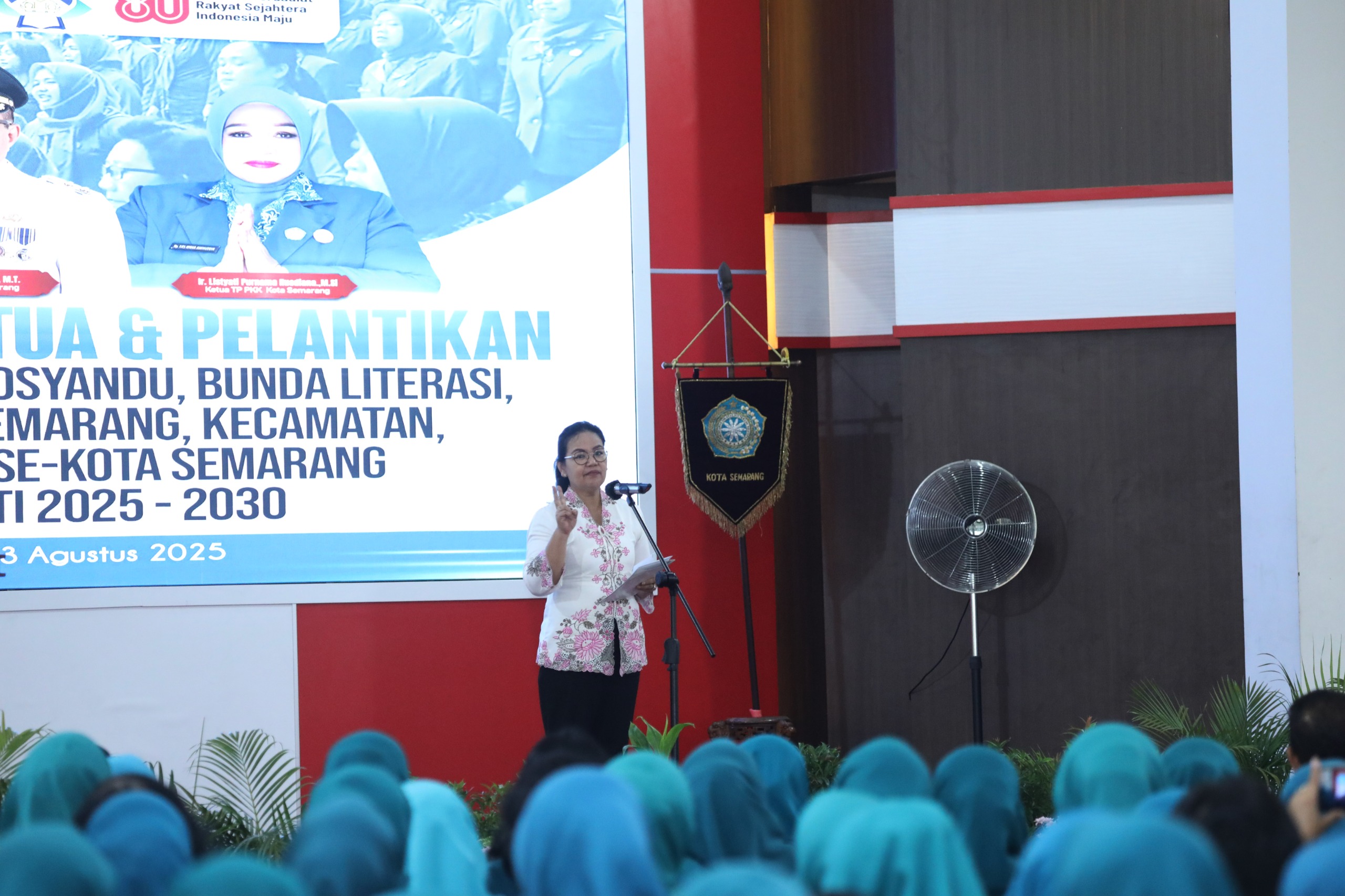 Agustina, Wali kota Semarang Tegaskan PKK Garda Terdepan Peningkatan Kualitas Hidup Masyarakat