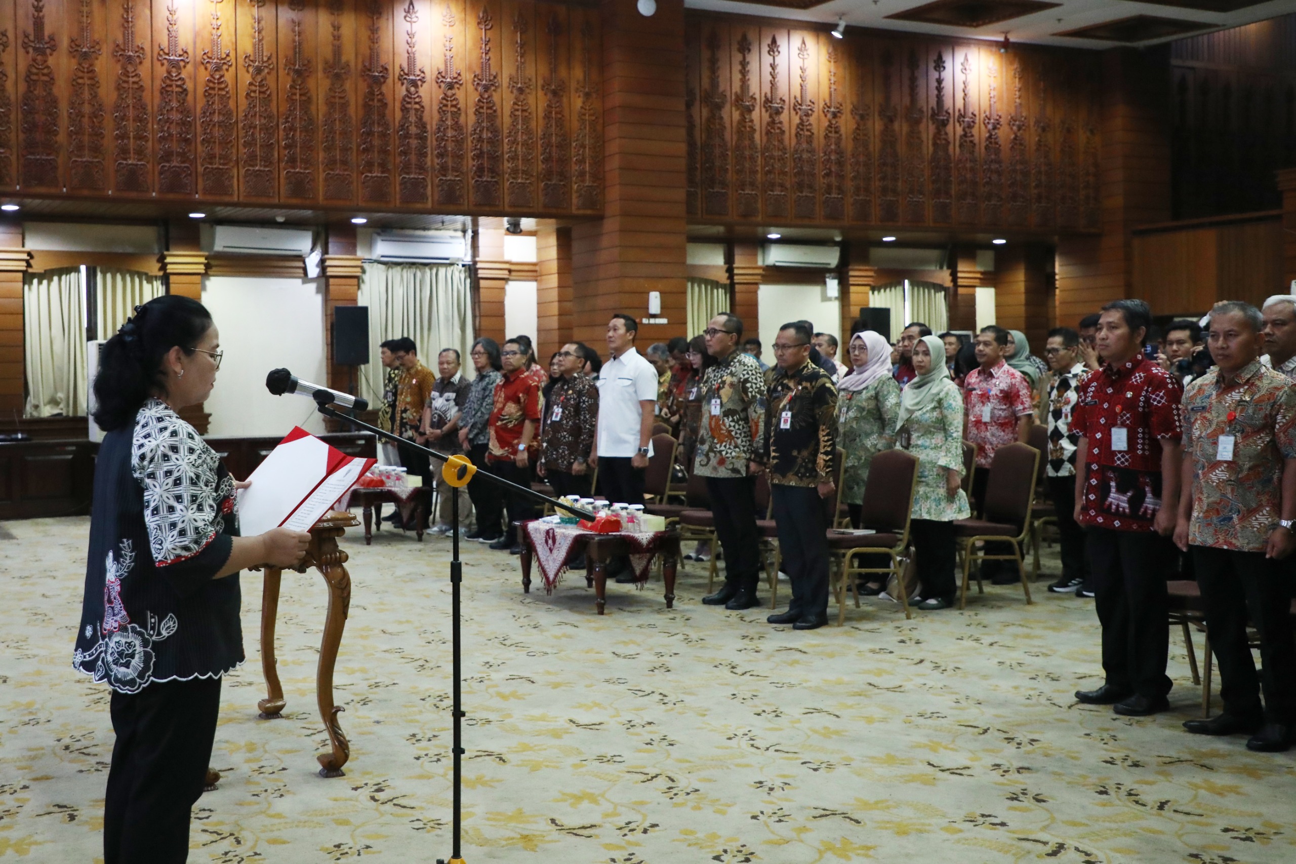 Lantik 126 Pejabat Eselon III dan IV, Agustina, Wali kota Semarang Tegaskan Tak Ada Sogok Menyogok