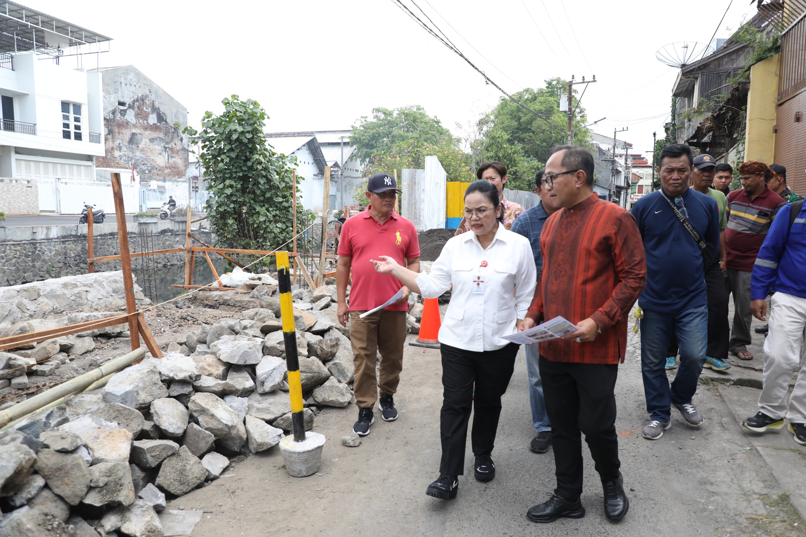 Atasi Banjir, Wali Kota Semarang, Agustina Wilujeng Bangun Rumah Pompa Baru di Petudungan