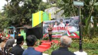 Wali Kota Semarang, Agustina Wilujeng Pramestuti saat menghadiri peresmian Jalan YB Mangunwijaya yang menjadi akses menuju ke TPA Jatibarang. (dok Pemkot Semarang)