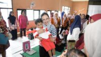 Wali Kota Semarang Agustina Wilujeng saat meluncurkan program "Keluarga Cemara". (dok Pemkot Semarang)