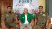 Pimpinan Cabang Gerakan Pemuda (GP) Ansor Kota Semarang mendirikan posko bertajuk “Jaga Aspirasi Jaga Indonesia”. (dok Istimewa)