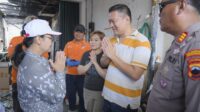 Wali Kota Semarang Agustina Wilujeng mengunjungi langsung lokasi kebakaran yang terjadi di Sendangguwo dan Palebon. (dok Pemkot Semarang)