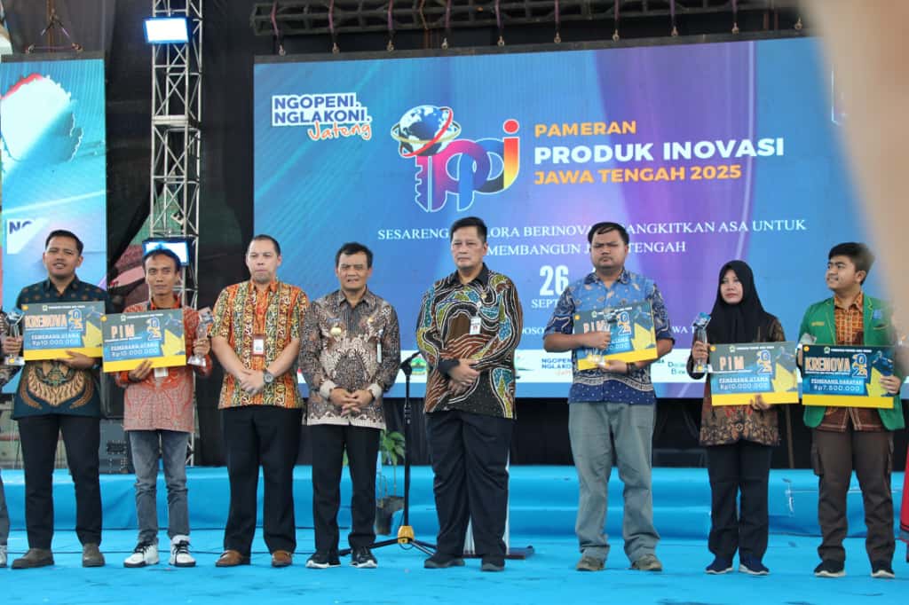 Gubernur Jawa Tengah Ahmad Luthfi di Pameran Produk Inovasi (PPI) Jawa Tengah 2025. (dok Pemprov Jateng)