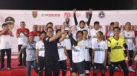 Wakil Wali Kota Semarang, Iswar Aminuddin saat menghadiri Liga Sepak Bola RT/RW Kota Semarang. (dok Pemkot Semarang)