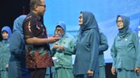 Wakil Wali Kota Semarang, Iswar Aminuddin, hadir sekaligus membuka acara Peringatan Hari Kesatuan Gerak PKK ke-53 tingkat Kota Semarang, di Gedung Taman Budaya Raden Saleh (TBRS), Jalan Sriwijaya, Semarang. (dok Pemkot Semarang)