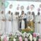Wali Kota Semarang, Agustina Wilujeng saat menghadiri Pengajian Majelis Dzikir dan Waosan Burdah Jagagawang Aswaja Kota Semarang di Pondok Pesantren Al Ishlah, Mangkang Kulon, Sabtu (4/10/2025). (dok Pemkot Semarang)