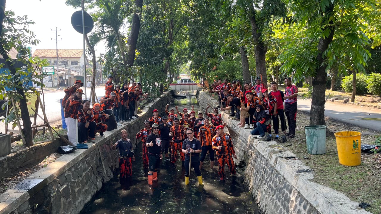 Sambut HUT ke-66, Pemuda Pancasila Kota Semarang Gelar Aksi Sosial Bersih Lingkungan