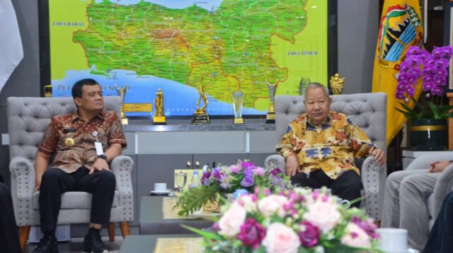 Gubernur Jawa Tengah Ahmad Luthfi menerima perwakilan pengusaha pada Kamis, 20 November 2025.