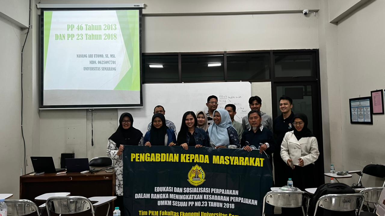 Universitas Semarang Gelar Sosialisasi PP No 23 Tahun 2018