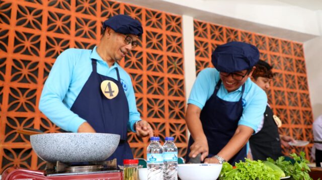 Serunya Adu Wajan DWP Diskominfo Jateng, Koki Dadakan Berdaster Curi Perhatian Juri