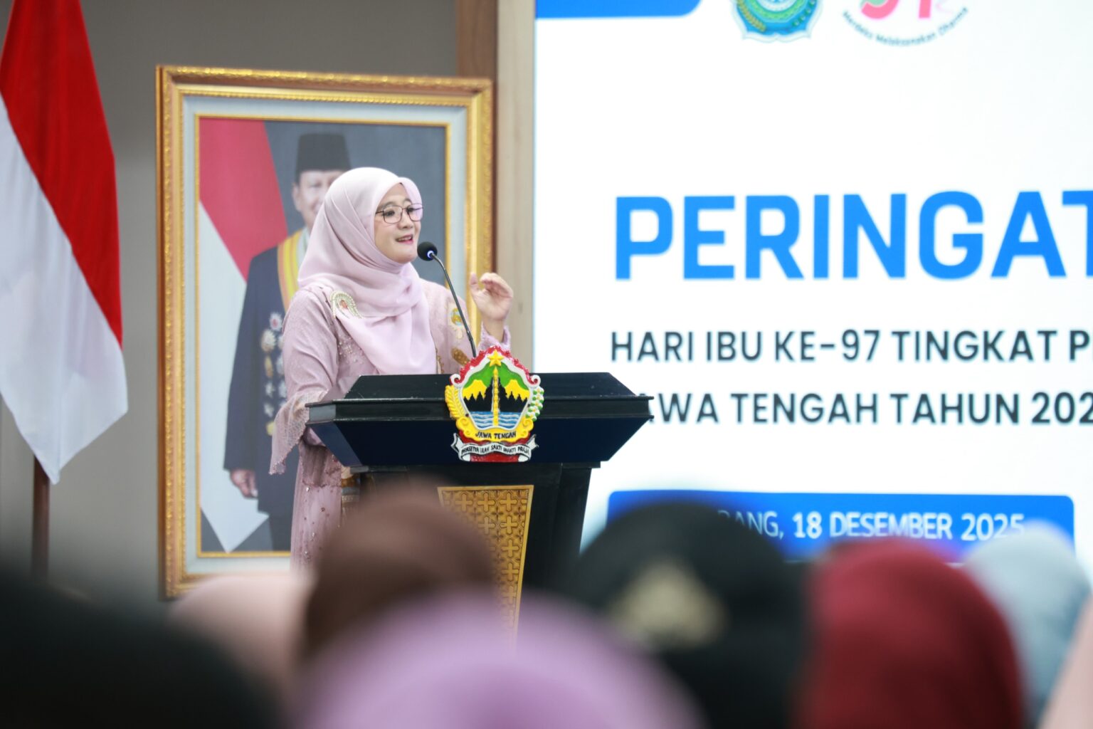 Peringatan Hari Ibu Tingkat Jateng, Nawal : Terus Perangi Kekerasan Perempuan