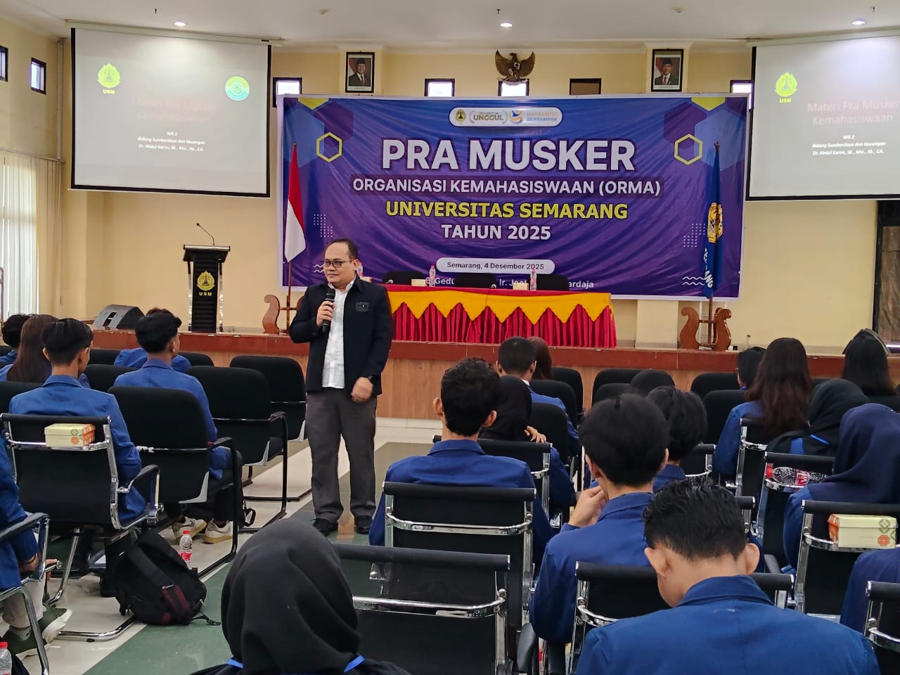 Pembinaan Organisasi Mahasiswa, USM Gelar Musyawarah Kerja (Musker) 2025 Pembinaan Organisasi Mahasiswa, USM Gelar Musyawarah Kerja (Musker) 2025