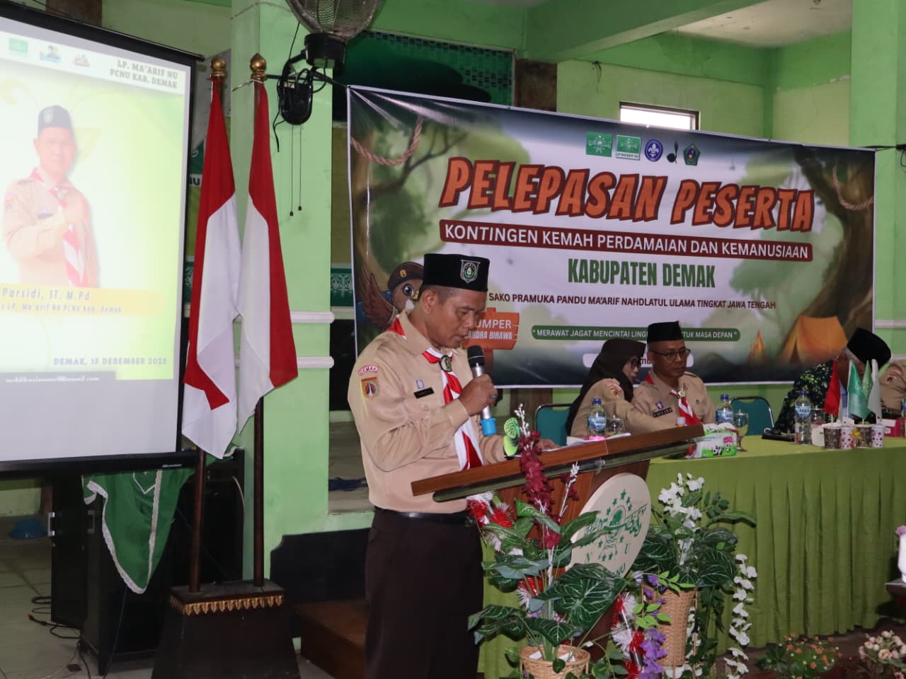 Kontingen Sako Pandu Ma’arif Demak Dilepas Mengikuti Kemah Perdamaian dan Kemanusiaan LP. Ma’arif NU Jawa Tengah Kontingen Sako Pandu Ma’arif Demak Dilepas Mengikuti Kemah Perdamaian dan Kemanusiaan LP. Ma’arif NU Jawa Tengah