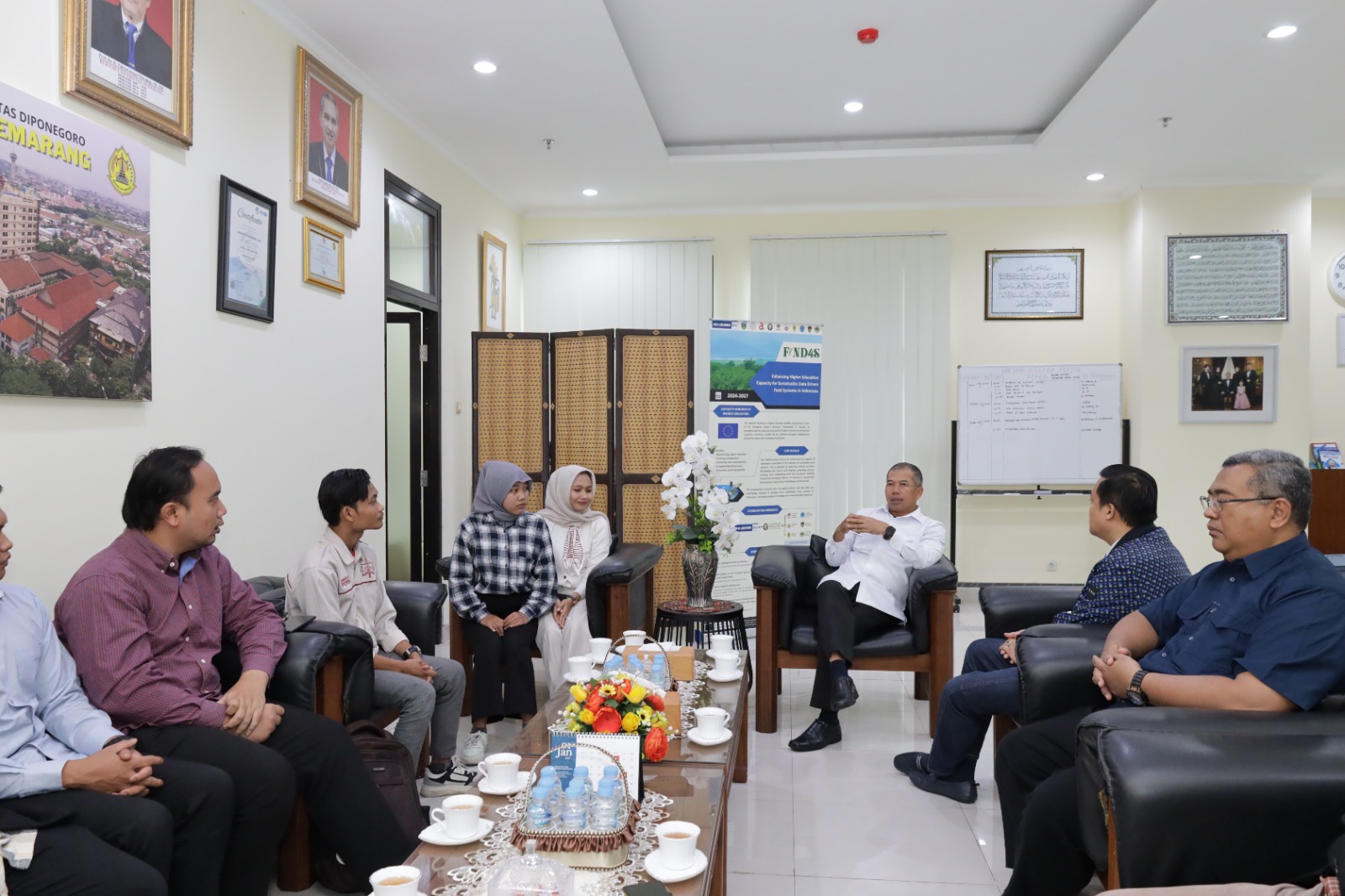 USM Terima Audiensi HMI Komisariat Soekarno Hatta, Perkuat Sinergi Organisasi Mahasiswa