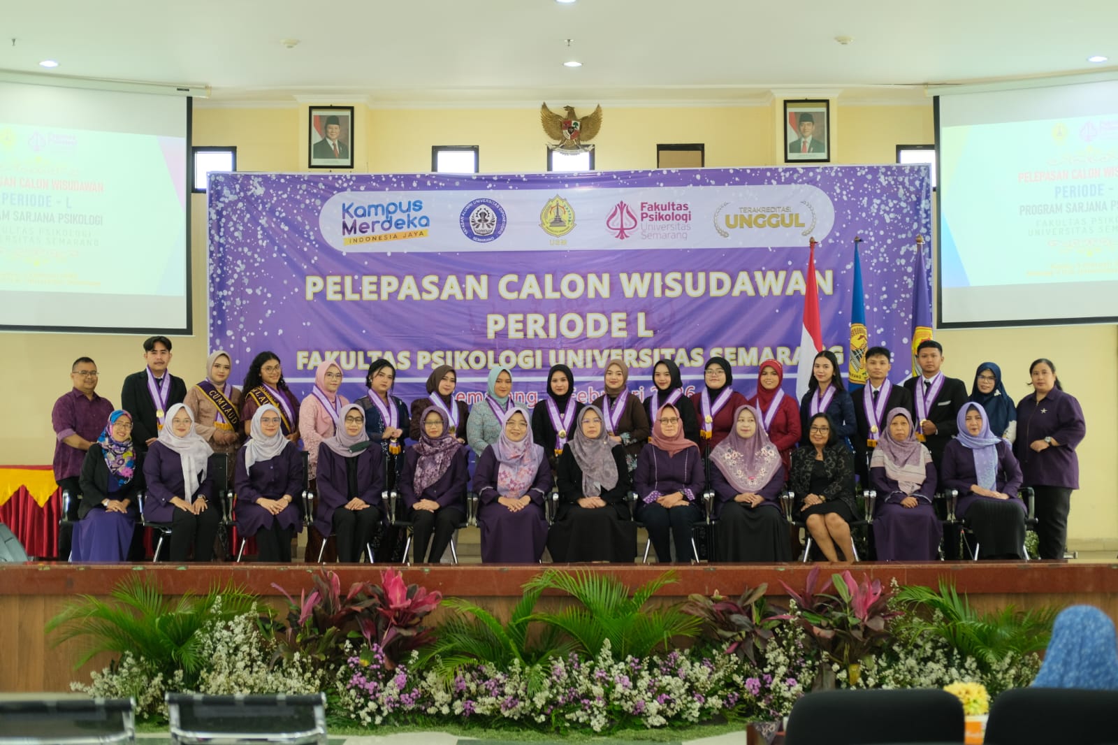 Pelepasan Wisudawan Psikologi USM, Lulusan Didorong Berintegritas dan Berempati