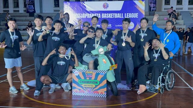 Tim basket putra USM juara SBL 2026 usai kalahkan UKSW 67-61, raih gelar lima tahun berturut-turut.
