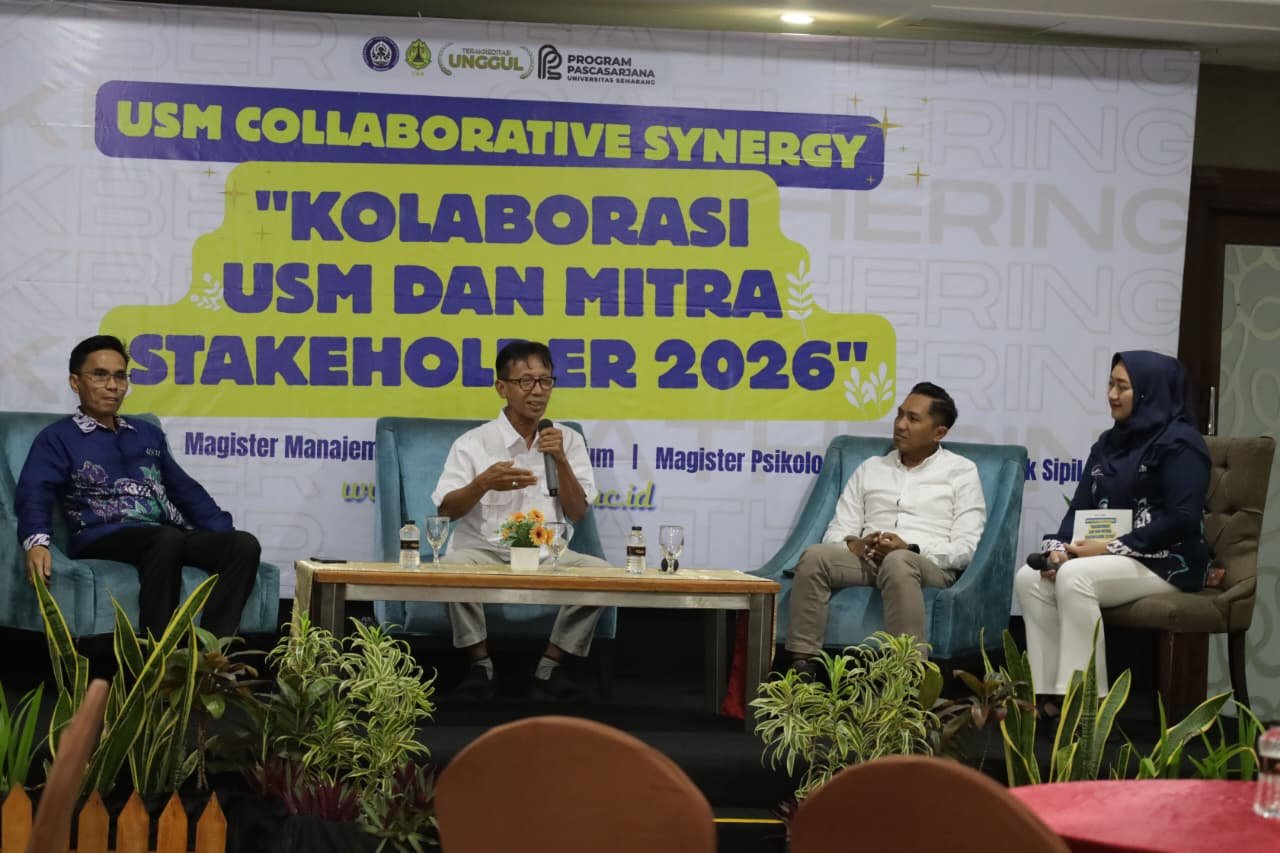 Gandeng PWI Jateng, Pascasarjana USM Perkuat Peran Tri Dharma Perguruan Tinggi