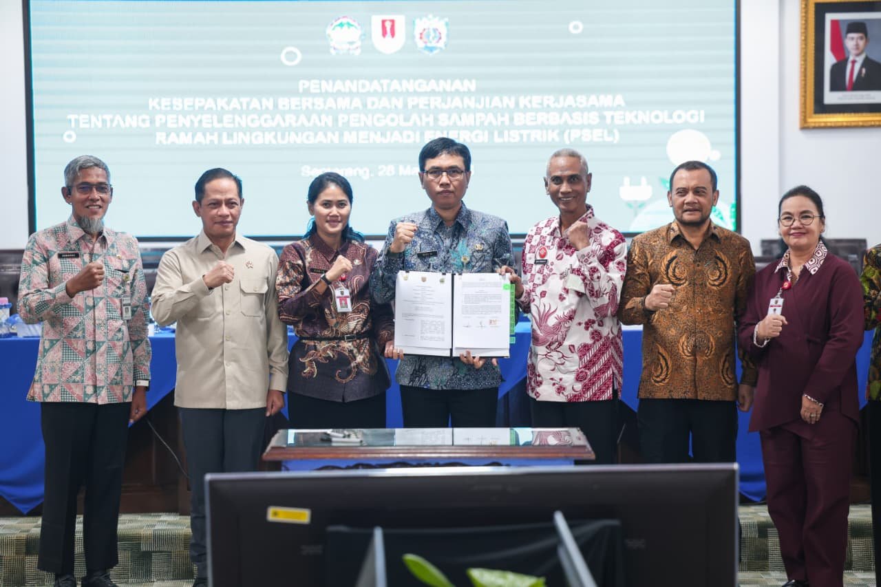 Jateng, Semarang, dan Kendal Sepakat Kembangkan Pengolahan Sampah Jadi Energi Listrik