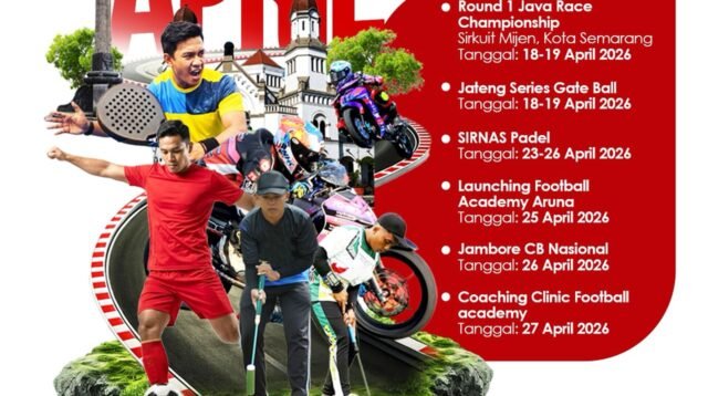 Semarang Dipercaya Jadi Tuan Rumah Rangkaian Event Olahraga Nasional April 2026