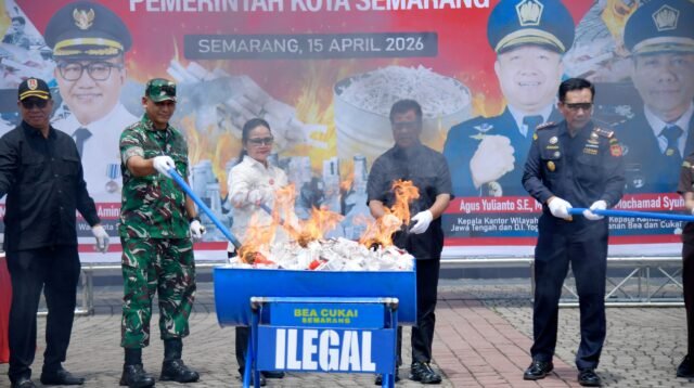 Pemkot Semarang dan Bea Cukai Musnahkan Jutaan Rokok Ilegal dan Miras