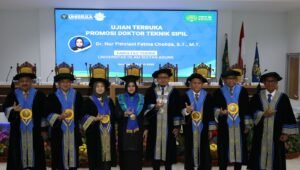 Dosen USM Raih Gelar Doktor, Teliti Kekuatan Beton SCC Berserat Baja