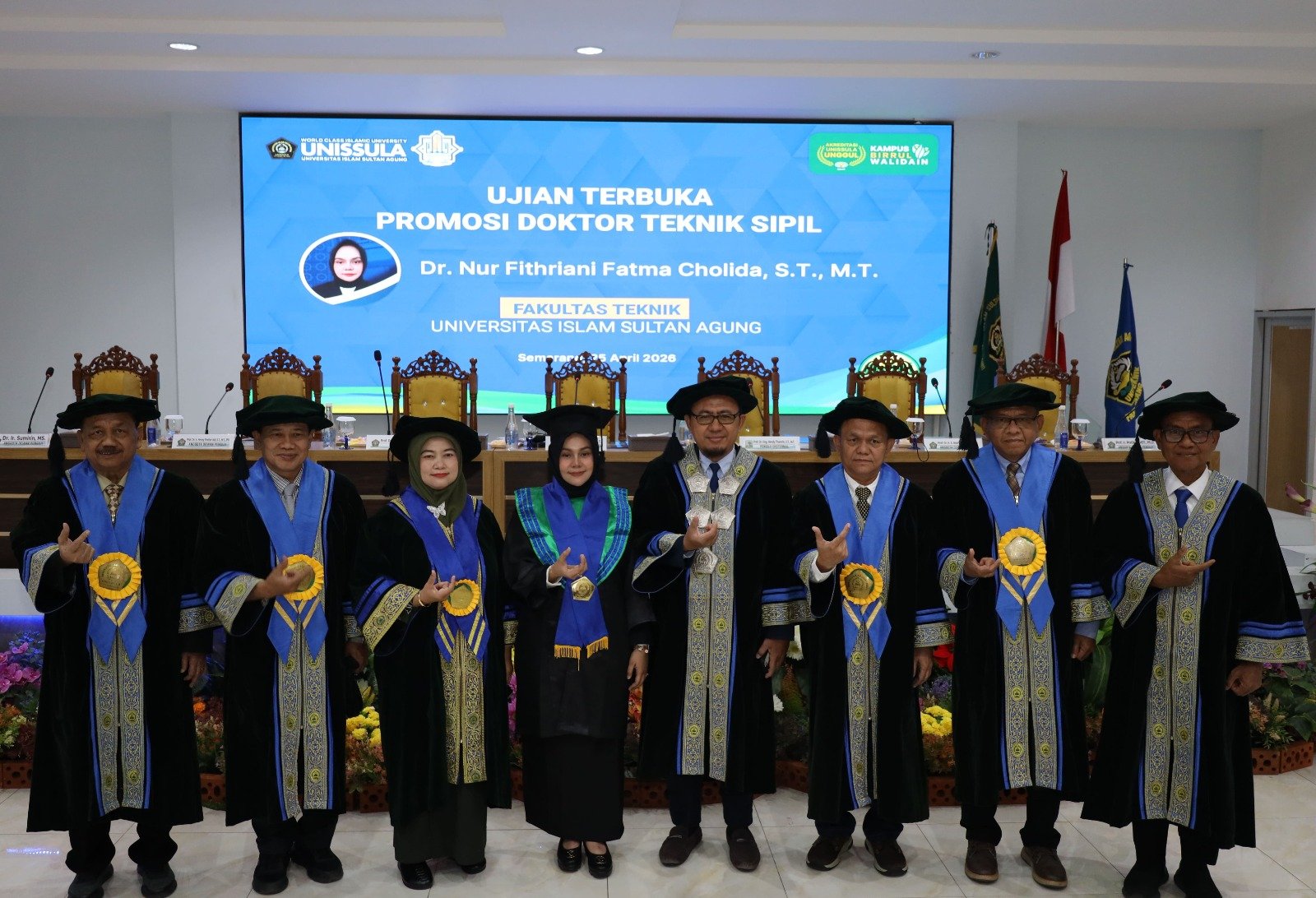 Dosen Usm Raih Gelar Doktor, Teliti Kekuatan Beton Scc Berserat Baja