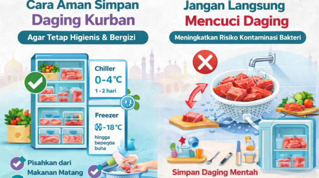 Dinkes Semarang Edukasi Warga soal Cara Aman Simpan Daging Kurban