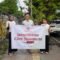 Immoderma bersama Koko Lee membagikan 100 paket sembako untuk pengemudi ojol di Stasiun Poncol Semarang