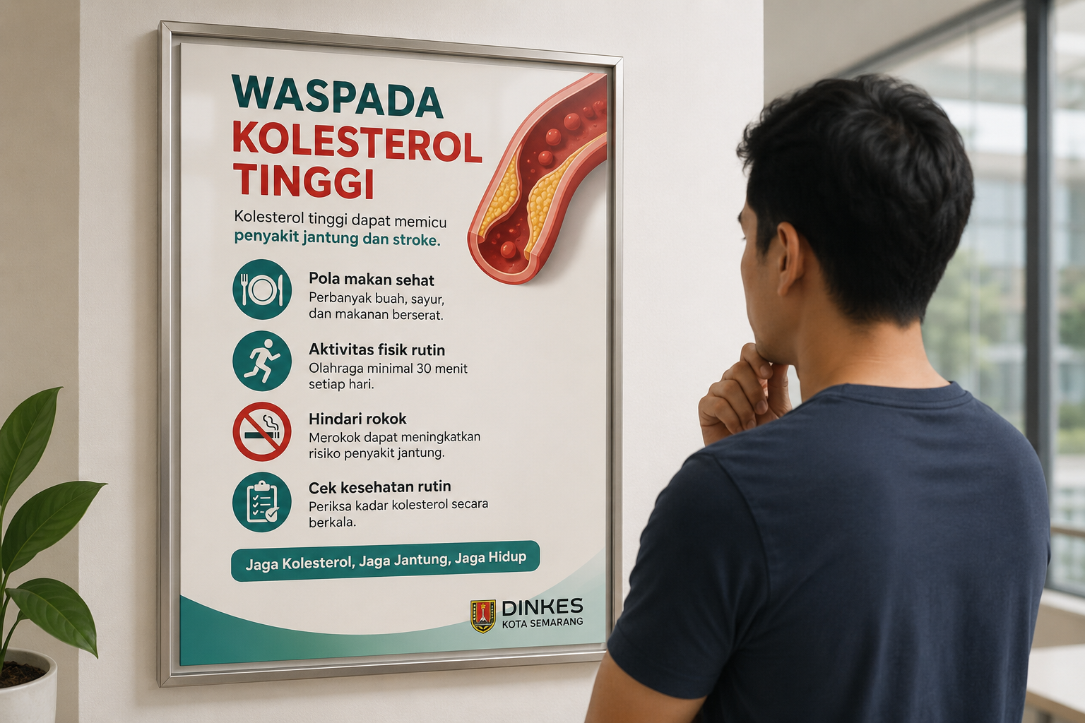 Dinkes Kota Semarang Ingatkan Bahaya Kolesterol Tinggi Pemicu Serangan Jantung dan Stroke Dinkes Kota Semarang Ingatkan Bahaya Kolesterol Tinggi Pemicu Serangan Jantung dan Stroke