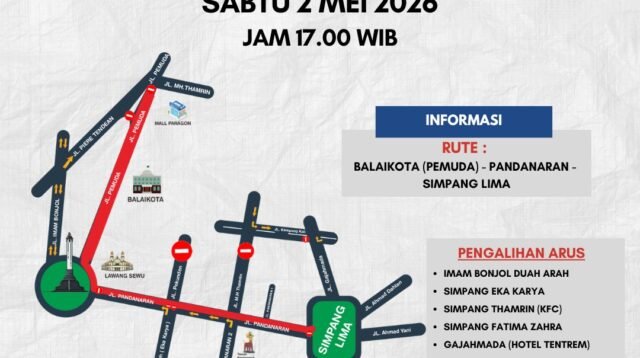 SNC 2026 Digelar, Pemkot Semarang Terapkan Rekayasa Lalu Lintas Mulai Sabtu Sore