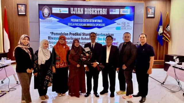 Dosen STIKES YRSDS Raih Gelar Doktor Undip lewat Riset Prediksi Stunting Berbasis AI