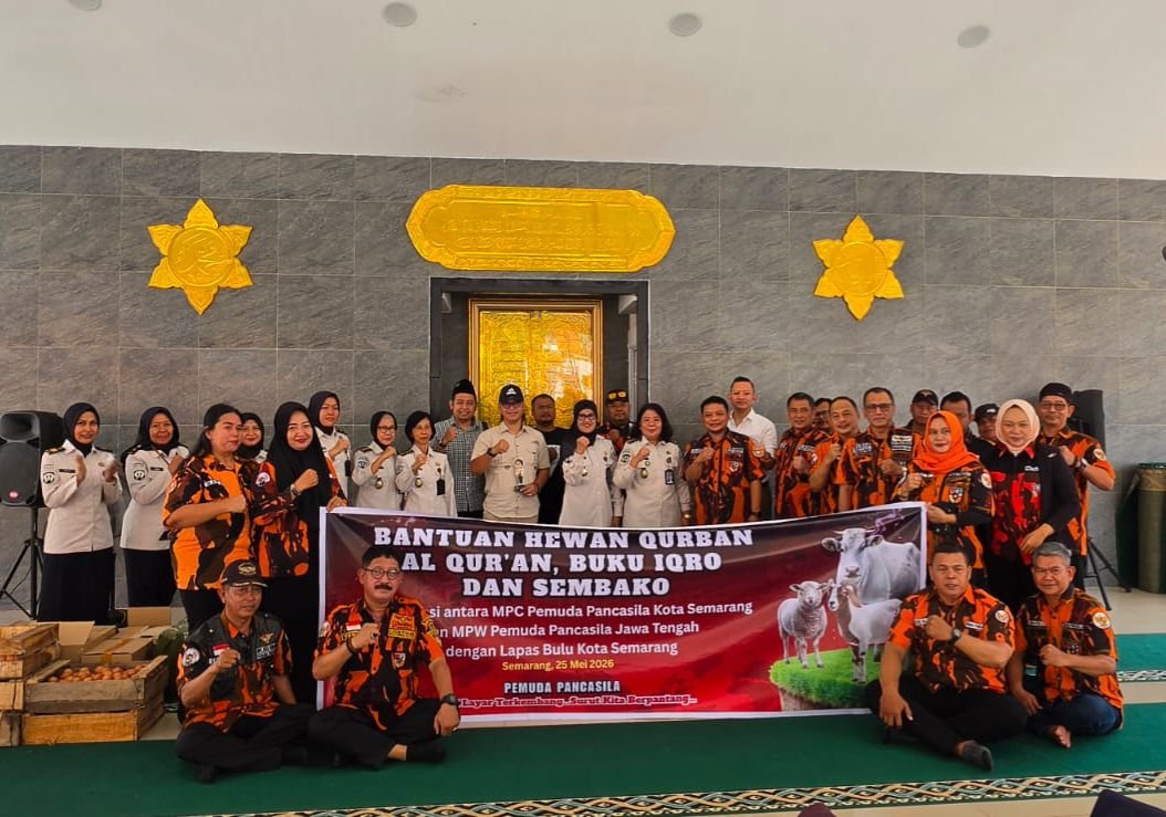 Jelang Idul Adha, Pemuda Pancasila Jateng Salurkan Hewan Kurban Dan Bantuan Sosial Ke Lapas Perempuan Semarang