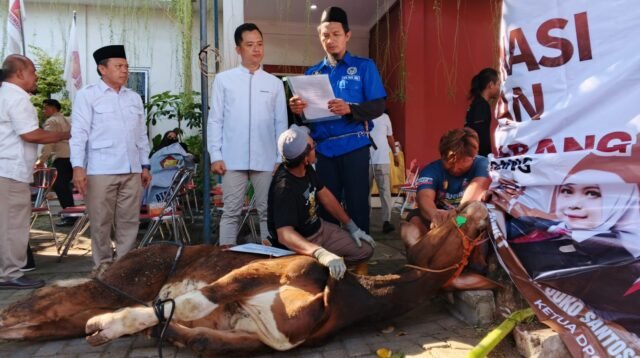 Gerindra Semarang Salurkan Ratusan Hewan Kurban, Pererat Kebersamaan dengan Warga