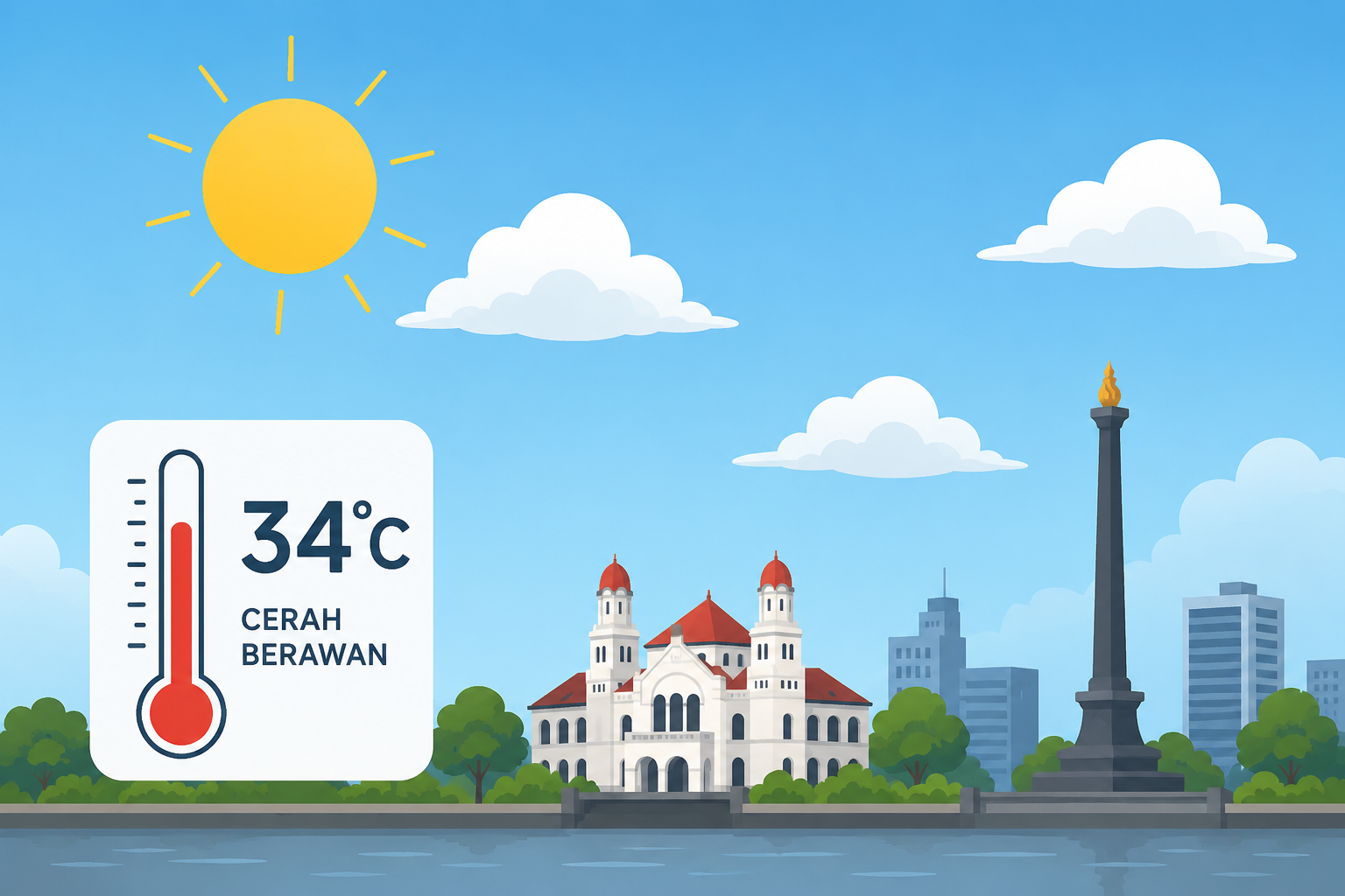 Cuaca Cerah Berawan