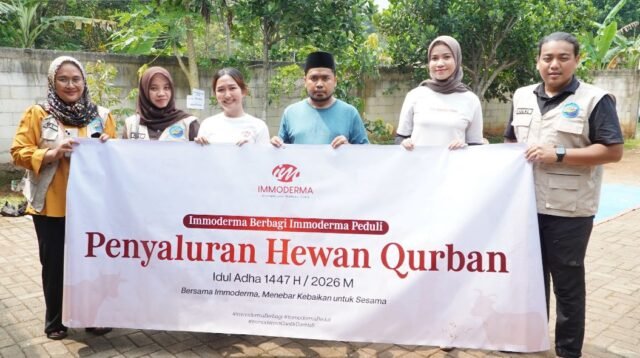 Immoderma Salurkan 20 Kambing Kurban ke Empat Kota, Wujudkan Kepedulian di Hari Raya Iduladha