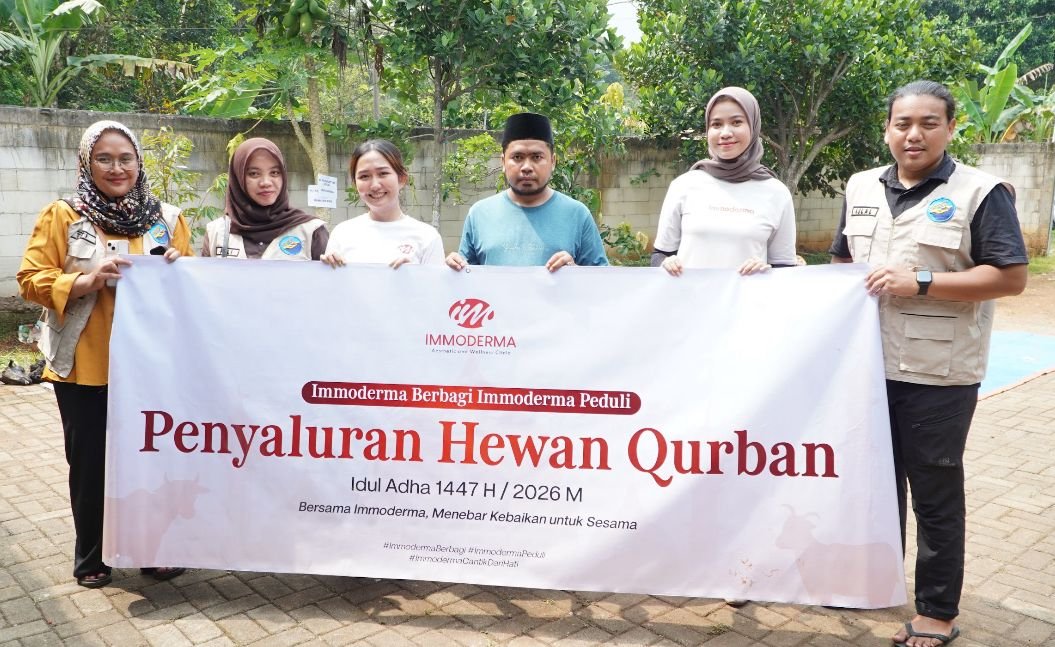 Immoderma Salurkan 20 Kambing Kurban ke Empat Kota, Wujudkan Kepedulian di Hari Raya Iduladha