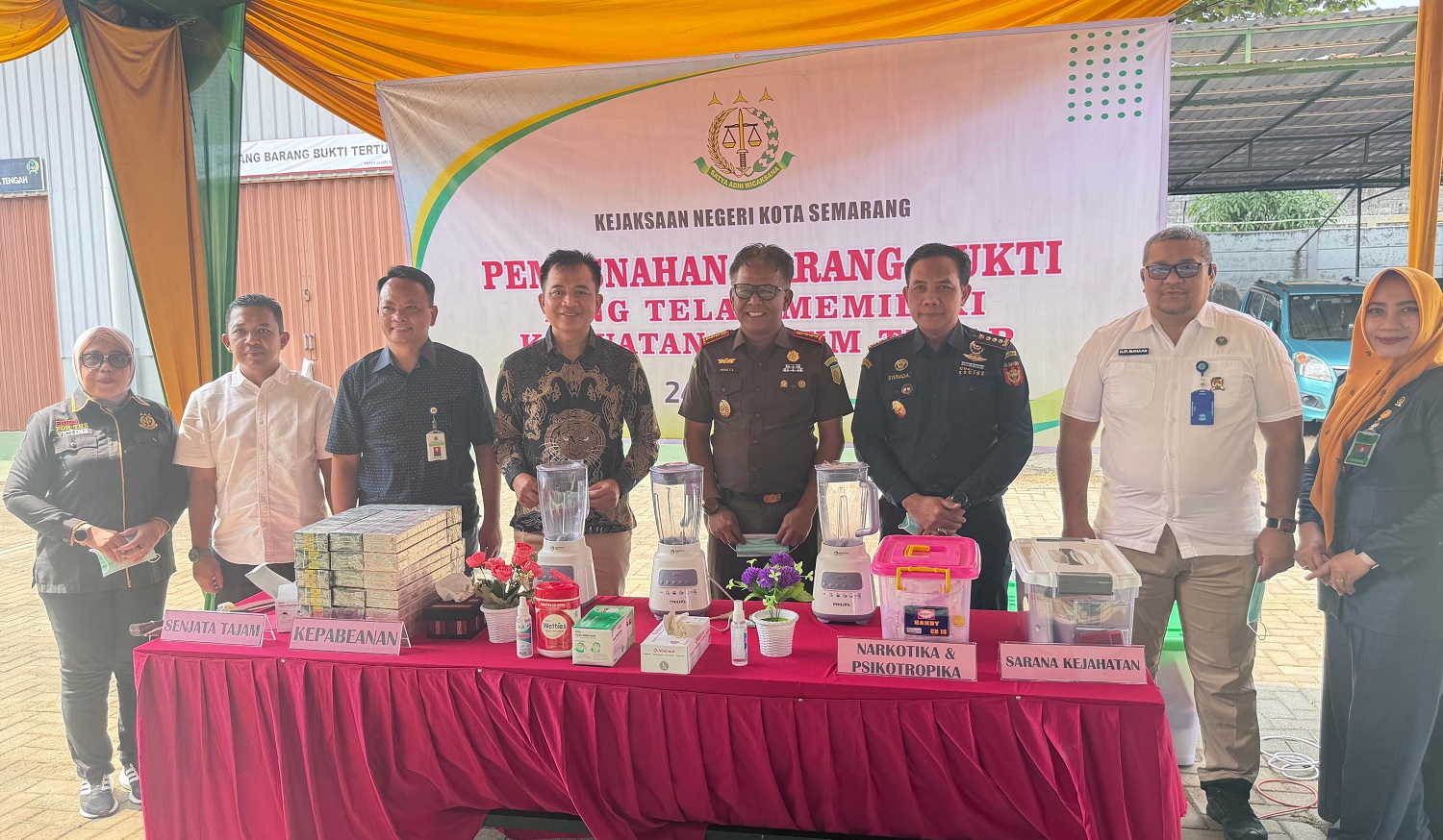 Pemusnahan Barang Bukti