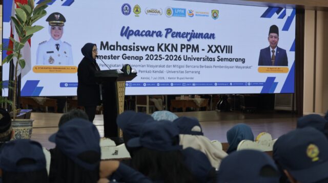 Sasar Ekonomi dan Stunting, 823 Mahasiswa USM Mulai KKN di Kendal