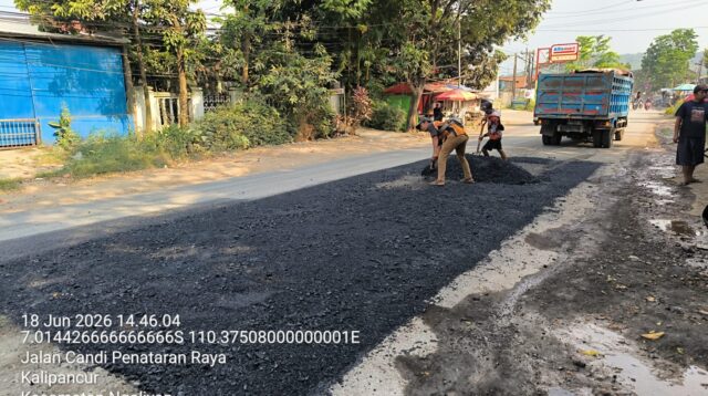 DPU Semarang Kebut Perbaikan Jalan Kalipancur Sesuai Kerusakan