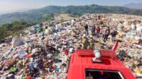Kondisi TPA Jatibarang yang menjadi salah satu lokasi proyek Pengelolaan Sampah menjadi Energi Listrik (PSEL) nasional dari pemerintah pusat.
