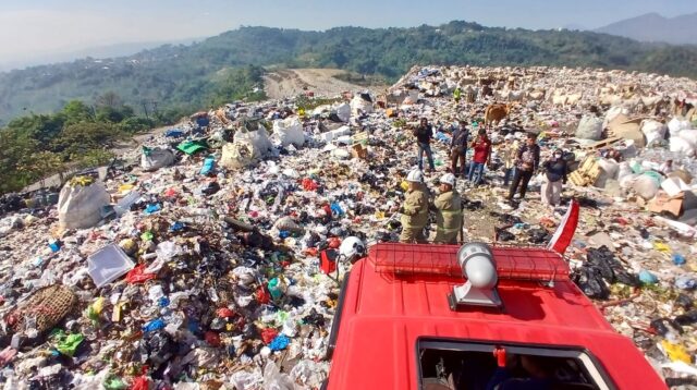 Kondisi TPA Jatibarang yang menjadi salah satu lokasi proyek Pengelolaan Sampah menjadi Energi Listrik (PSEL) nasional dari pemerintah pusat.