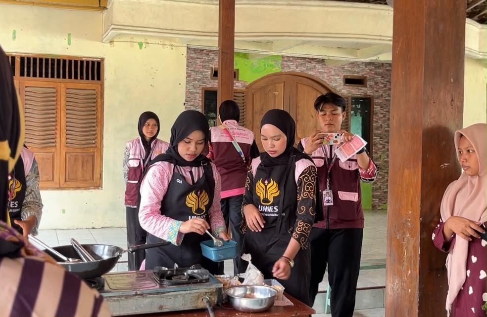 KKN UNNES Terapkan SDGs via Edukasi Gizi & PMT Pangan Lokal Cegah Stunting