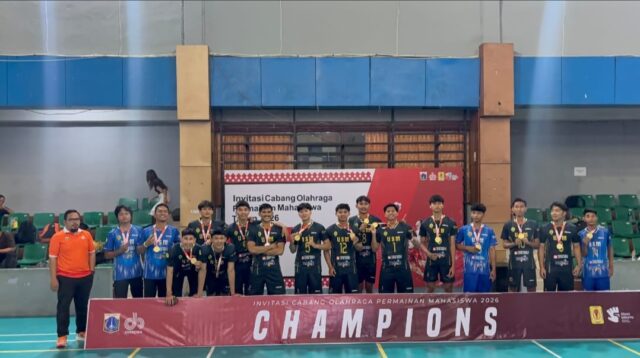 Ukir Sejarah, Tim Voli USM Sabet Gelar Double Winner Tingkat Nasional