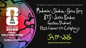 Cetak Sejarah! Justin Bieber, BTS, dan Shakira Bakal Guncang Halftime Show Perdana di Final Piala Dunia 2026