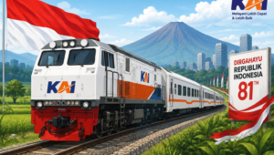 Semarak HUT ke-81 RI, KAI Beri Diskon Tiket Kereta Api Jarak Jauh 17 Persen