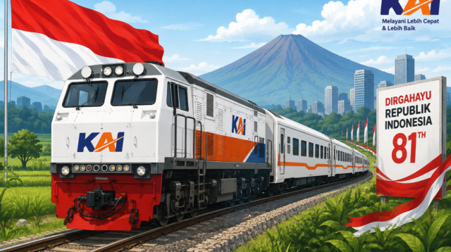 Semarak HUT ke-81 RI, KAI Beri Diskon Tiket Kereta Api Jarak Jauh 17 Persen